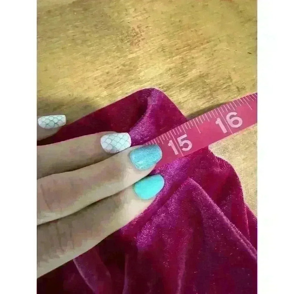 Skiis Are Blue Velvet Pants Sz Medium - Picture 5 of 6